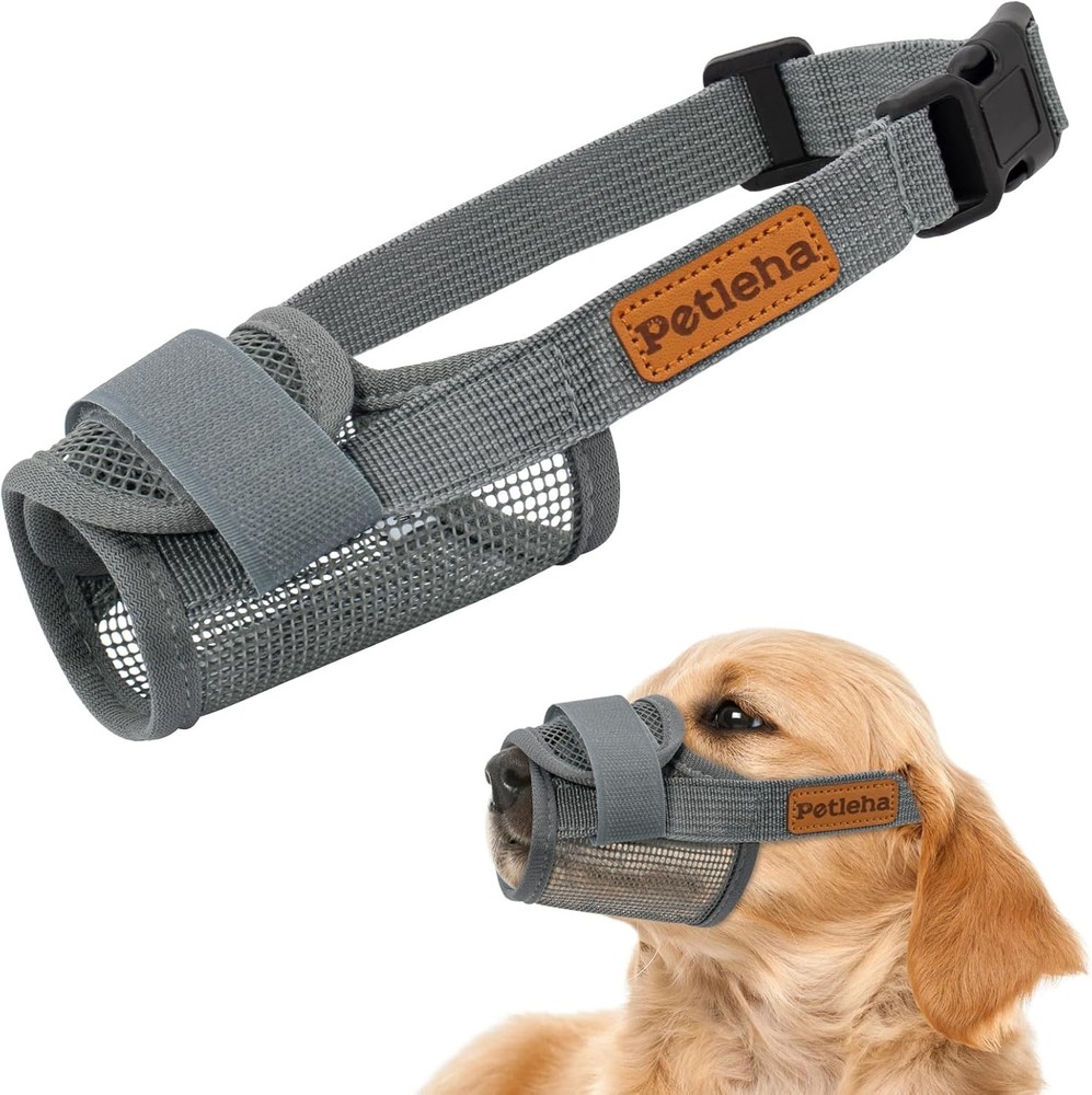 Soft Dog Muzzle Breathable Mesh Muzzle Small Medium Large Sized Dog Mouth Cover