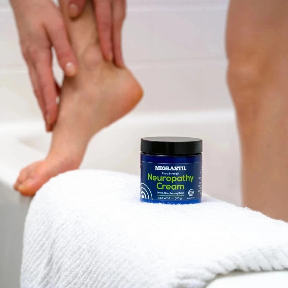 Migrastil Neuropathy Cream | Extra Strength Nerve Support – 4 oz