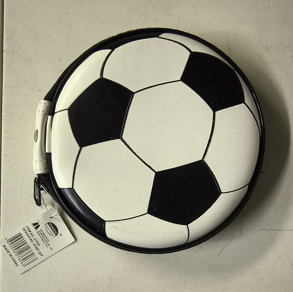 Soccer Ball Cd Wallet 12 Cd Capacity