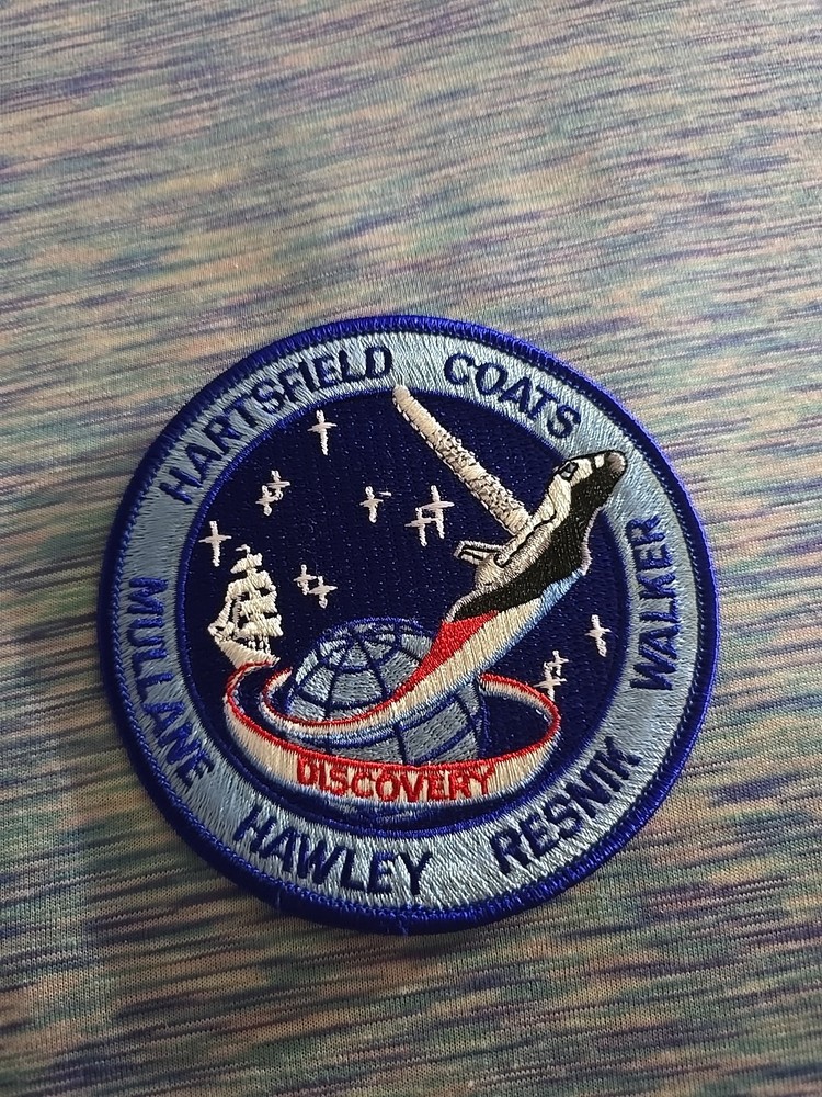 Vintage NASA STS-41-D SHUTTLE DISCOVERY PATCH