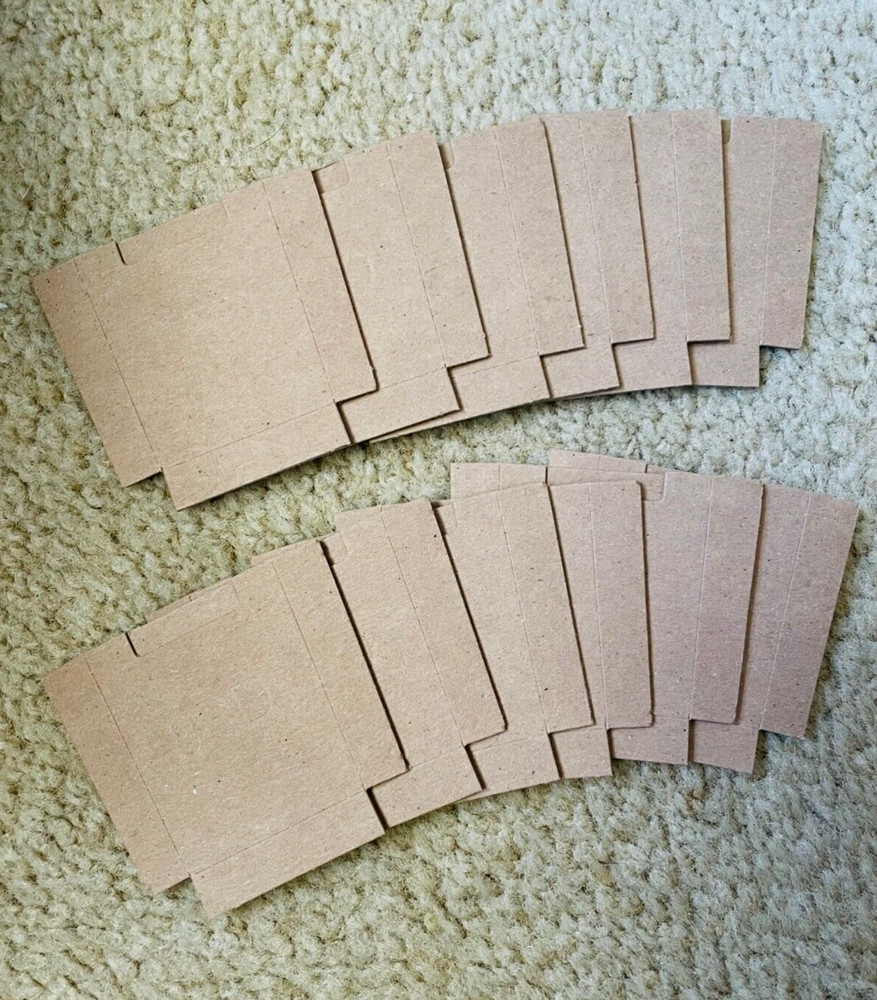 12ea Cardboard Bandolier Inserts for M1 Garand 8rd Clips USGI UNISSUED