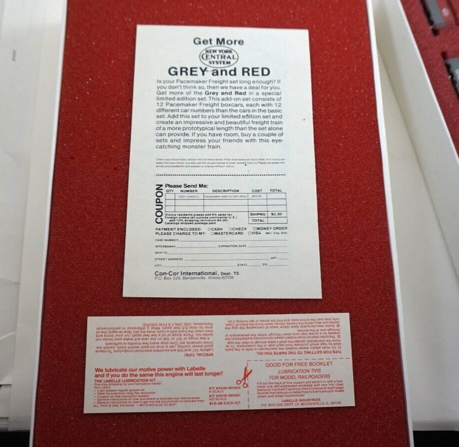 Con-Cor PACEMAKER Freight Service Set & Add-On Set N Scale Limited Edition