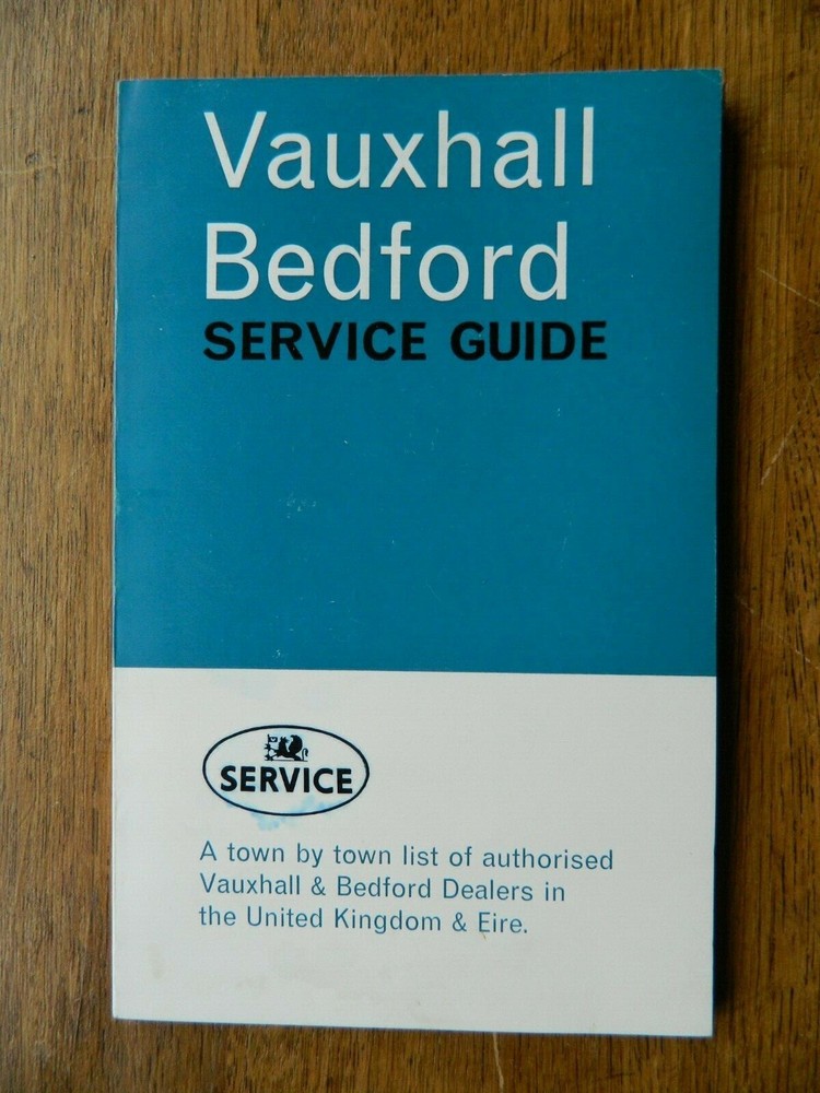 1963 Vauxhall Bedford Service Guide
