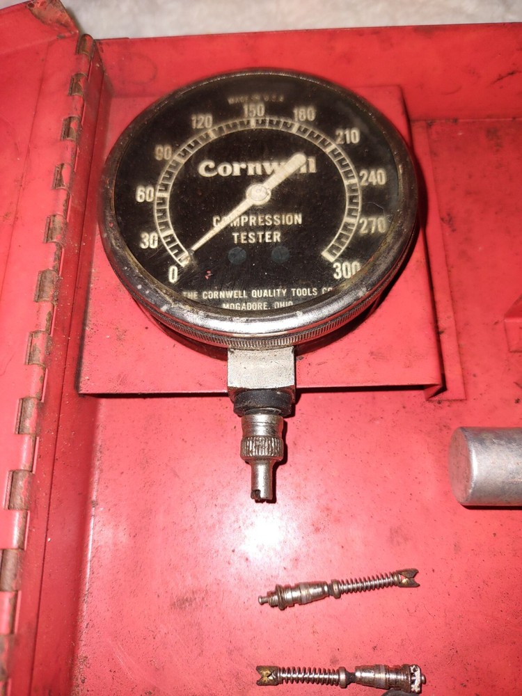 Cornwell Tools TK55 Compression Testing Kit Metal Case For Parts Or Repair