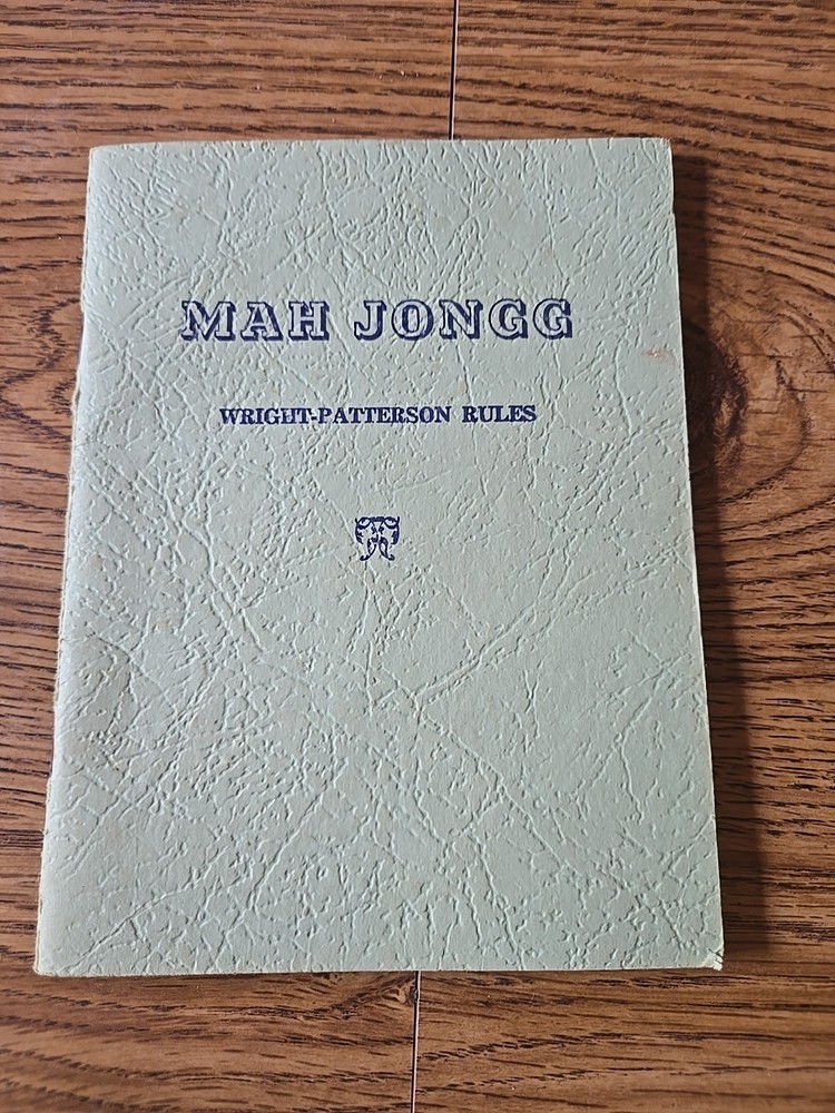 1976 Wright- Patterson Mah Jongg Rule Book