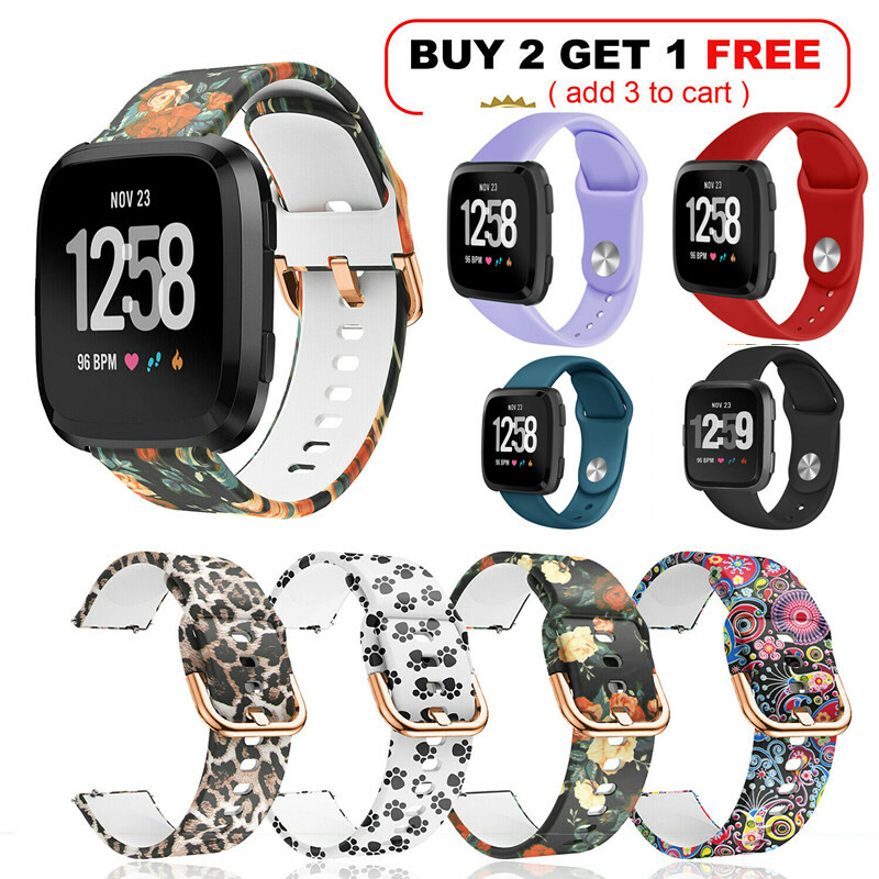 For Fitbit Versa 2 1 Lite Watch Silicone Replacement Band Rubber Strap Wristband