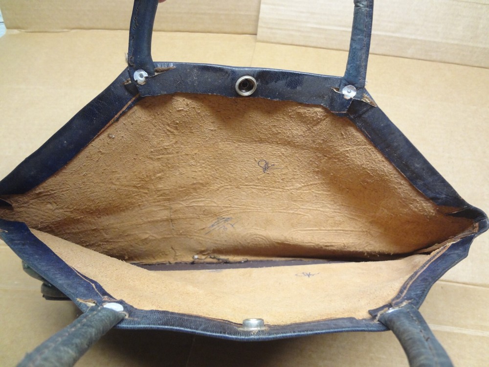 Leather Handbag featuring A 1955 Ford Convertible
