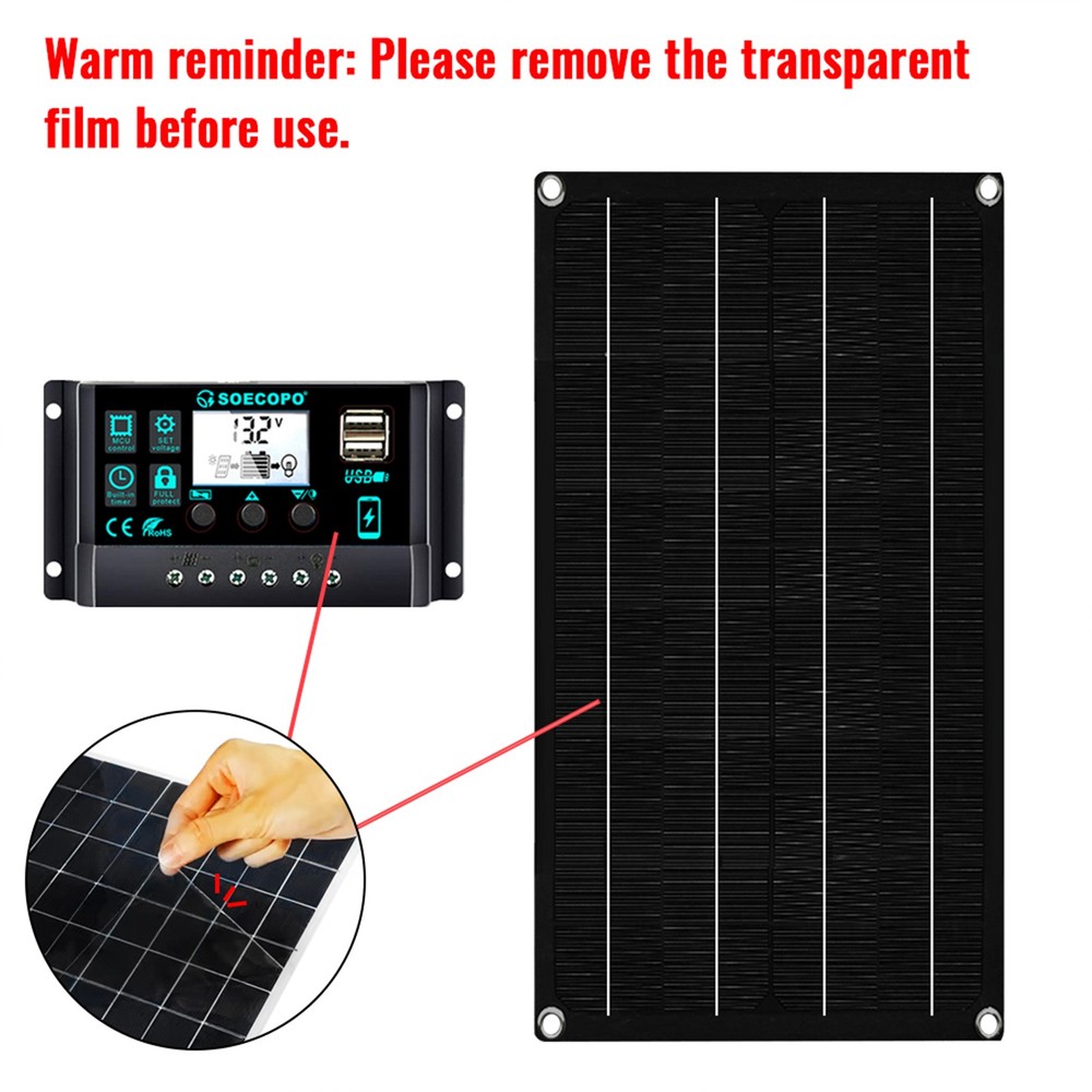 3200W Solar Panel Kit- 4x800W High-Efficiency+100A Controller Full Accessories