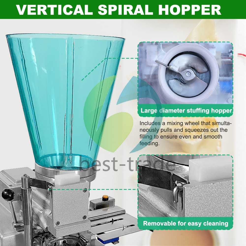 Semi Automatic Samosa Empanada Making Machine For 9mm Dumpling Wrapper 110V