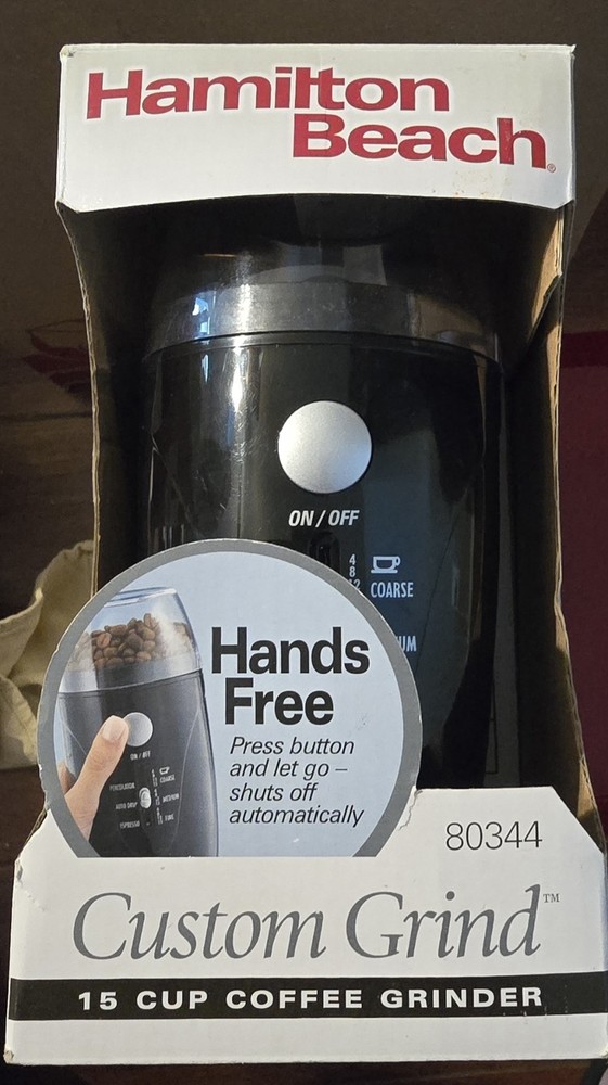 Hamilton Beach Custom Grind 15 Cup Coffee Grinder 80344