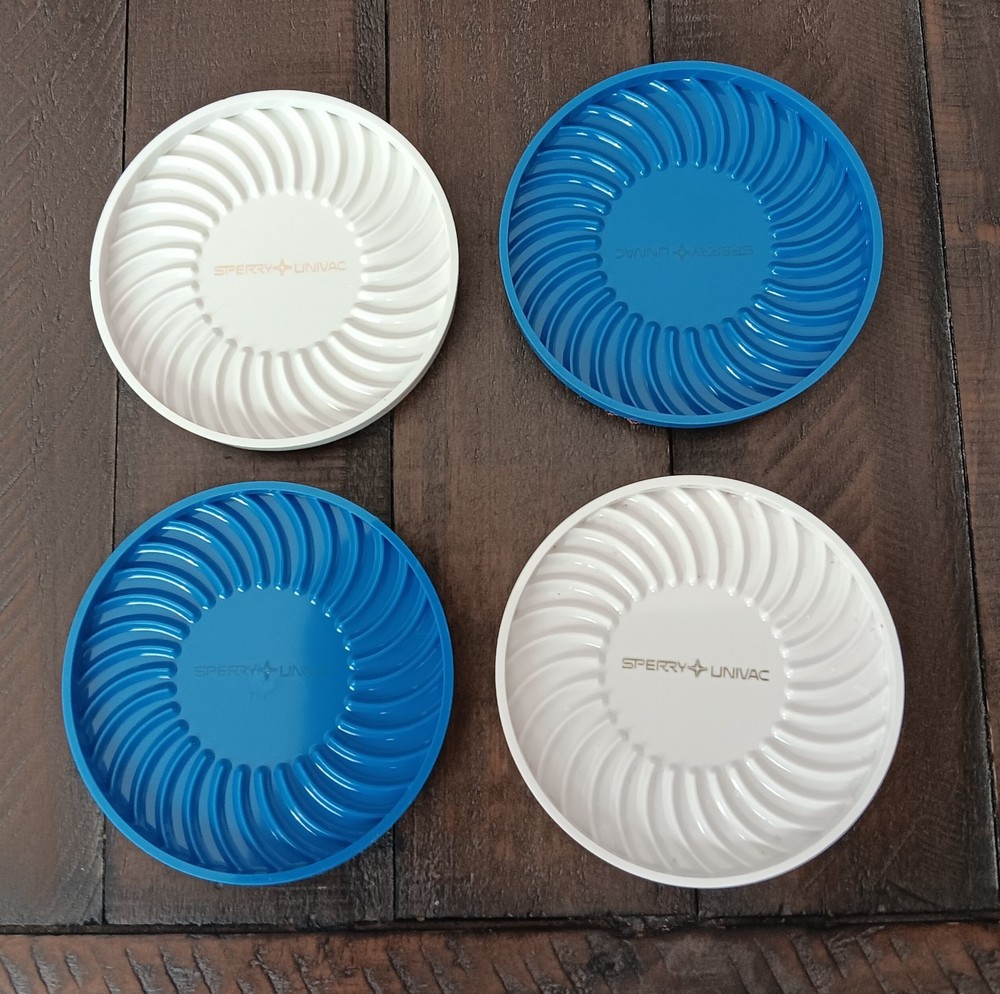 NEW Rare Sperry UNIVAC Pioneering Historic Computer Mainframe Computing Coasters