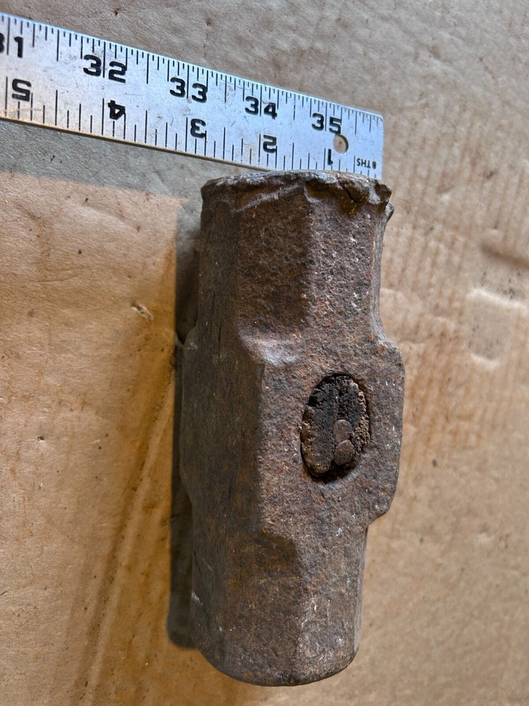 Rustic Original Vintage Primitive Forge Sledge Hammer more than 8 lb no handle