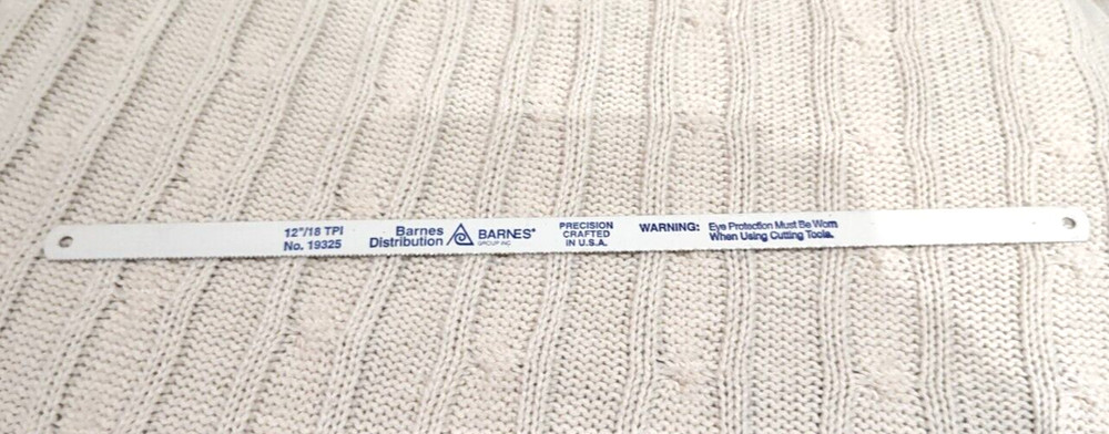 12" Barnes Distribution Saw Blade Model # 19325