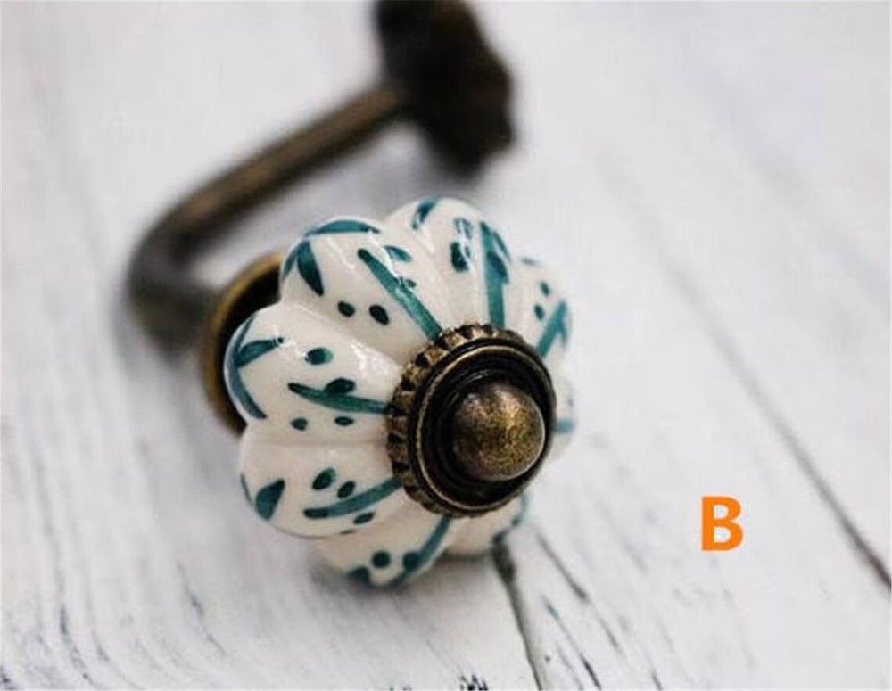 Curtain Tie Backs Hook Decorative Ceramic Pumpkin Wall Hook Coat Hook Hangers
