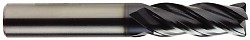 OSG 1/2" Diam 4 Flute Single End Solid Carbide 0.06" Corner Radius End Mill T...