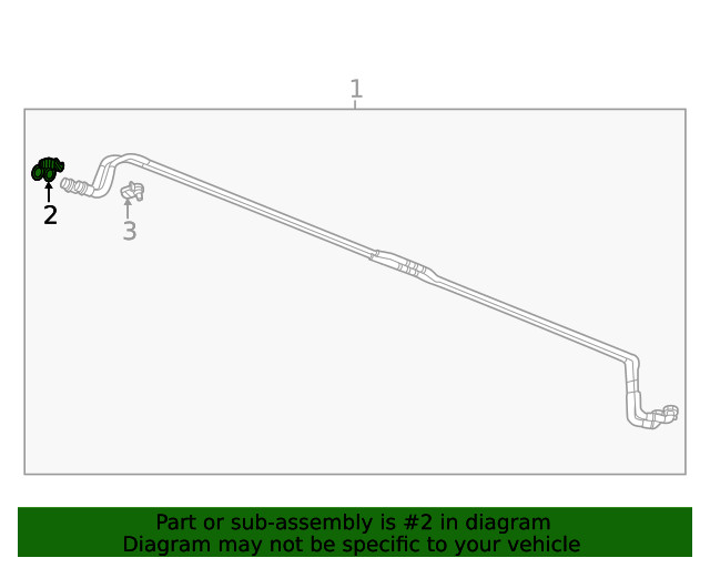 Genuine GM Hose Assembly Bracket 85031157