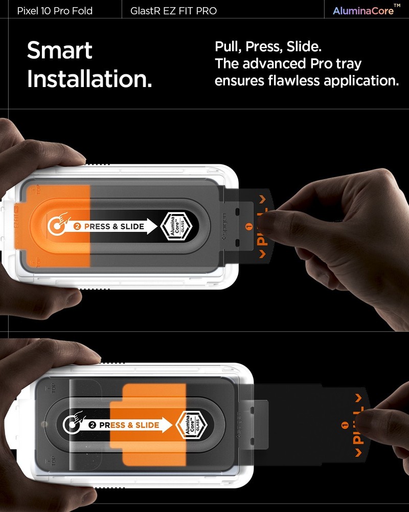 For Pixel 10 Pro Fold | Spigen GLAStR EZ Fit Pro Screen Protector