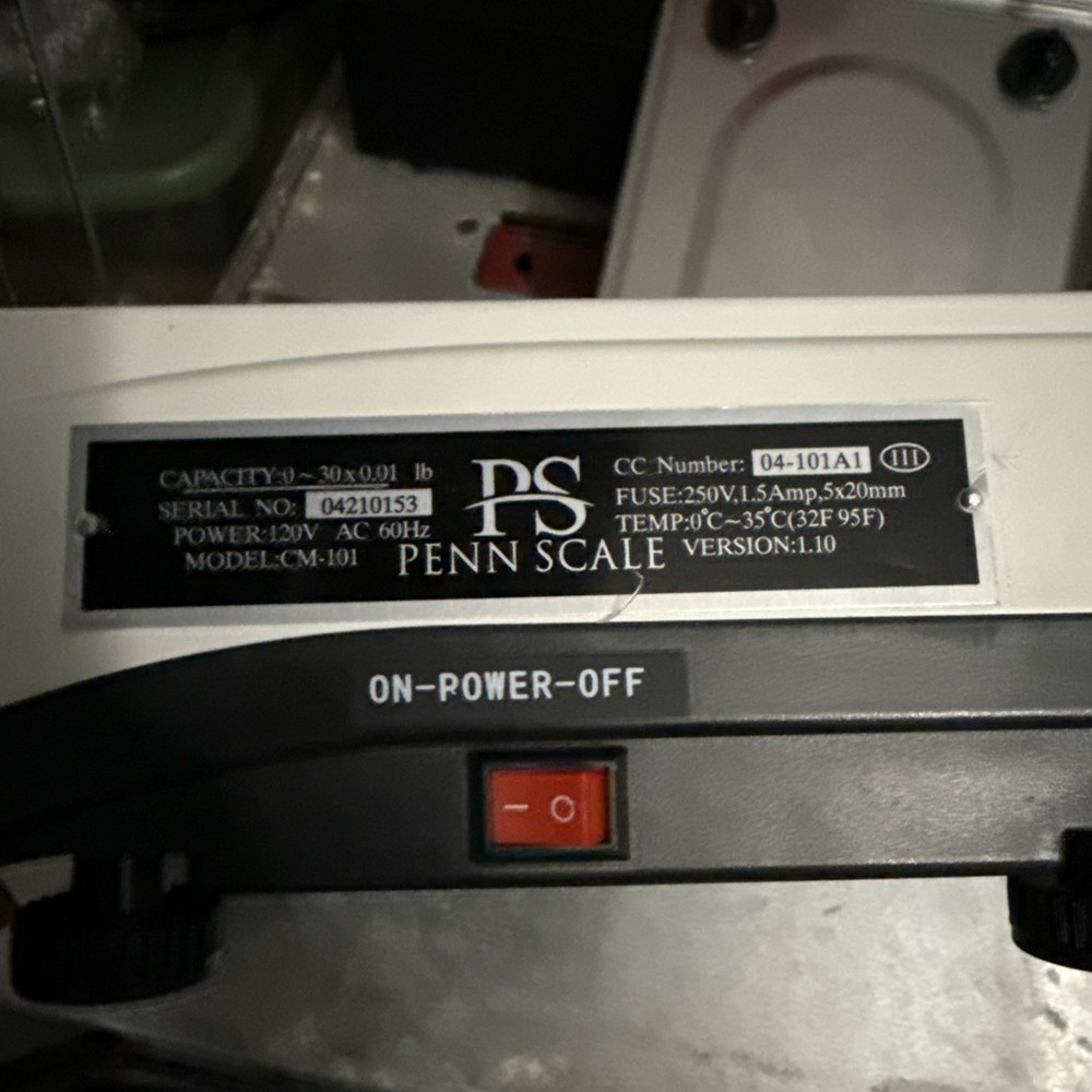 Penn Scale PS-20 Portion Scale 20 Lb.