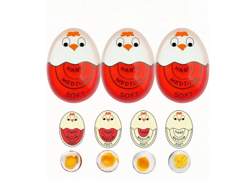 1pc Color-Changing Egg Timer Hard And Soft Boiled Eggs With Easy & Accurate Way