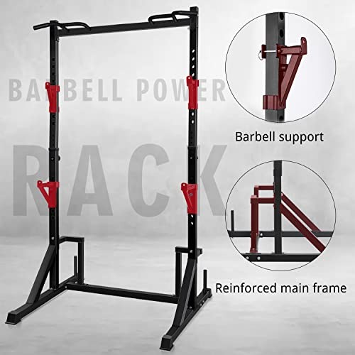 CANPA MULTIFUNCTION POWER RACK HEAVY CAPACITY ADJUSTABLE STAND - Scratch & Dent