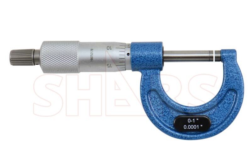 SHARS 0-4" Solid Metal Frame Micrometer Set NEW L}
