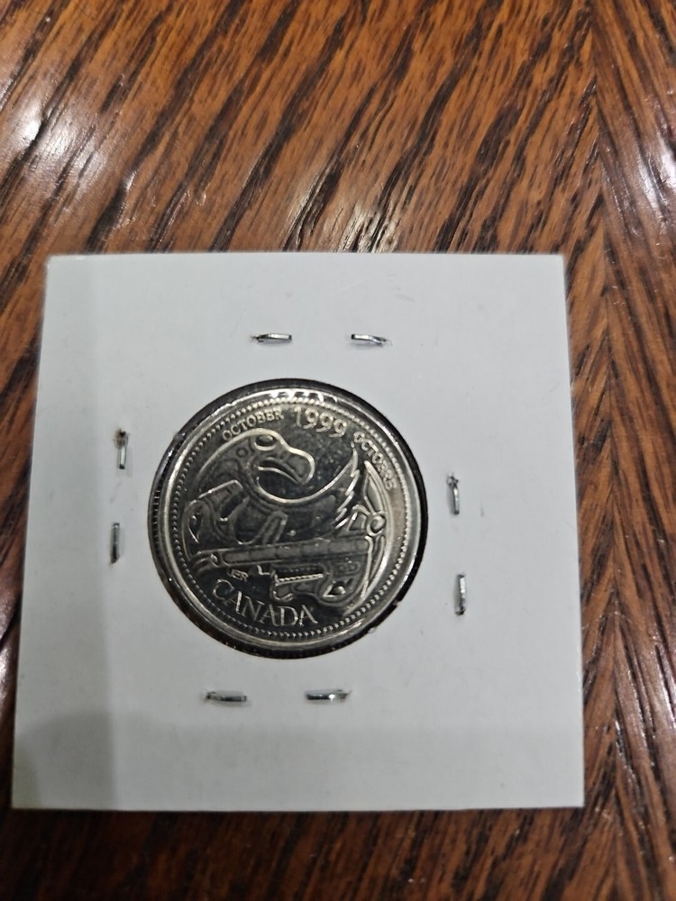 1999 Canada October 25 cents Millennium Series