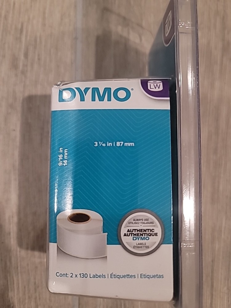 Dymo White File Folder Labels 87mm x 14mm