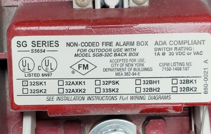 DMP Fire Alarm Pull Station