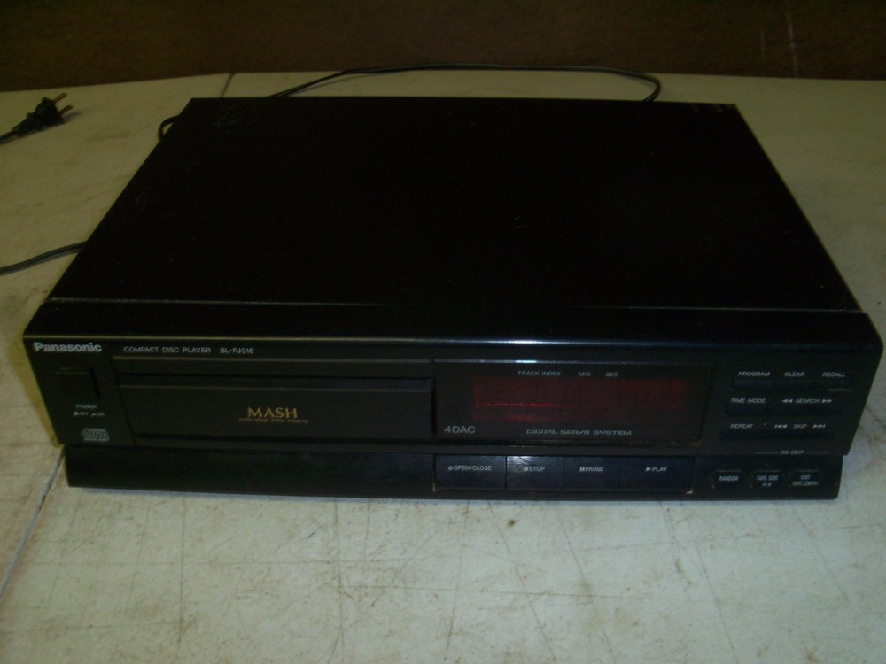 Panasonic Compact Disc Player, SL - PJ316, Tested For Power, Powers On
