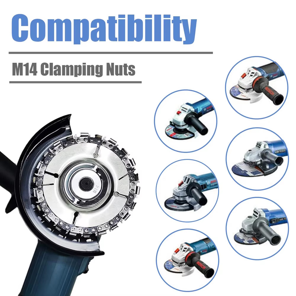 M14 Quick Release Self-Locking Flange Nut Press Plate Grinder Clamping Tool