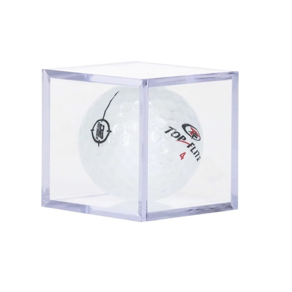 (144) GOLF BALL or MINI FIGURINE SQUARE CLEAR CUBE DISPLAY CASE STORAGE HOLDERS