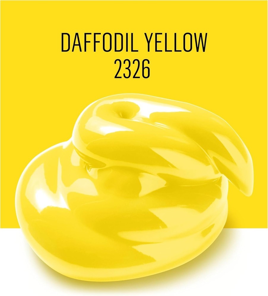 Acrylic Paint, 8oz, Daffodil Yellow