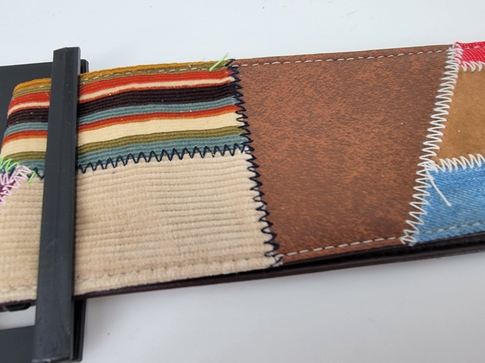 Womens No Boundaries Patchwork Belt Boho Style Size M/L