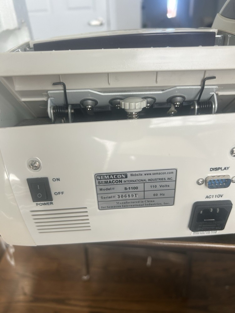 Semacon S-1100 Series Currency Counter
