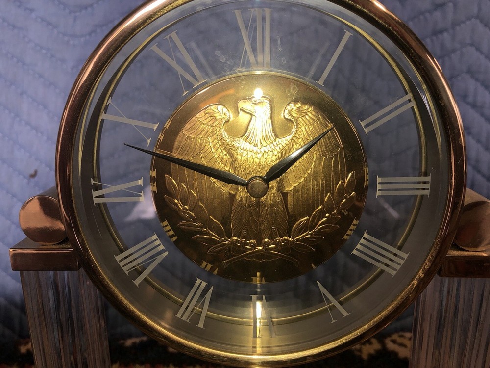 Clock The Golden Eagle Commemorative Clock 1988