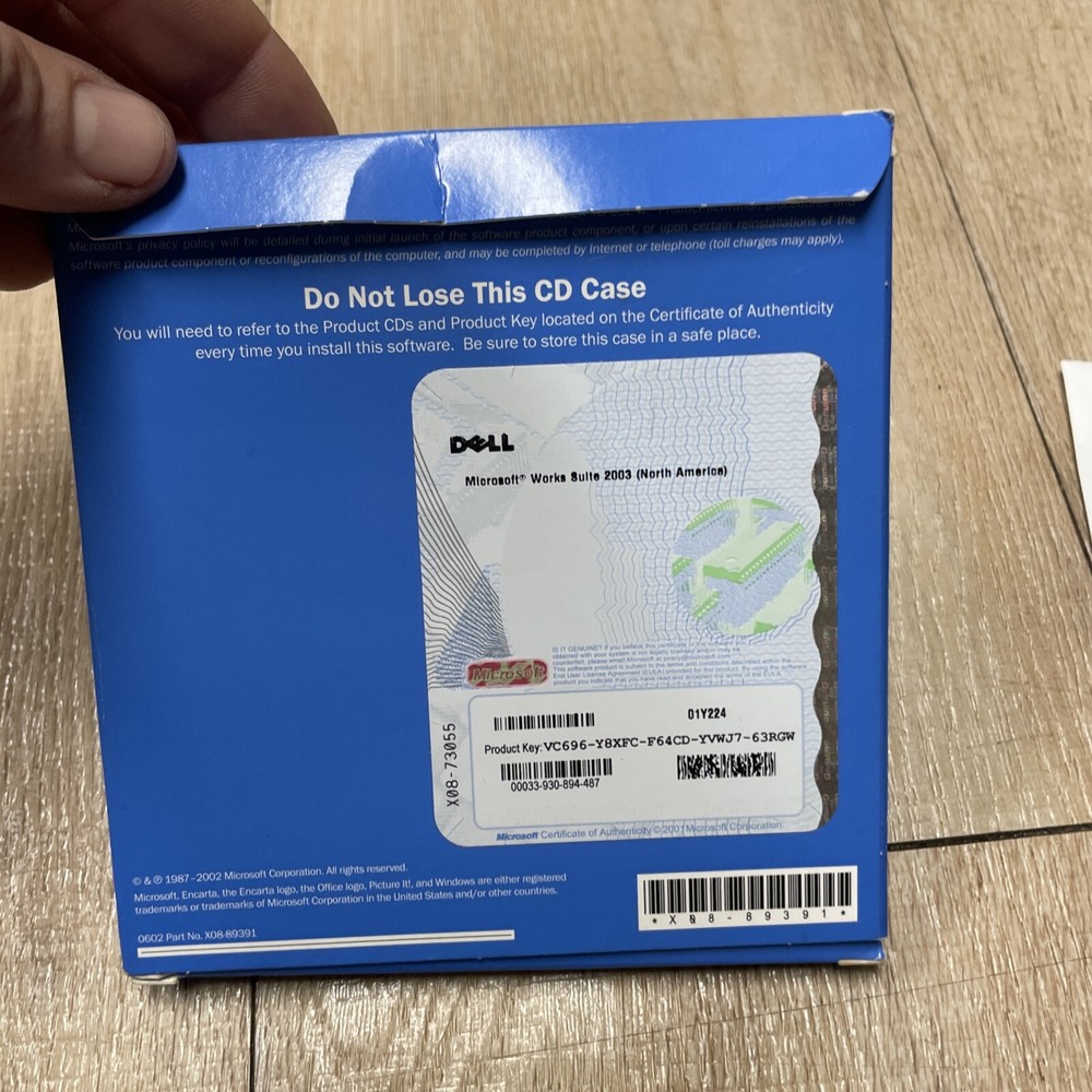 Microsoft Works Suite 2003 (Retail) (1 User/s) - Full Version for Windows