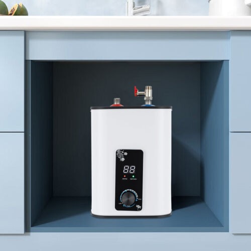 8L/ 1.76gal Electric Mini Tank Water Heater Instant Hot Water 1500W Rectangle