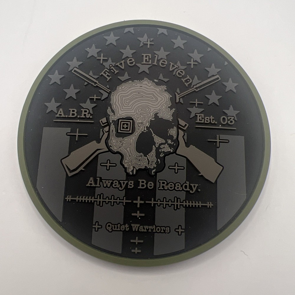 5.11 Tactical Quiet Warriors Skull Patch