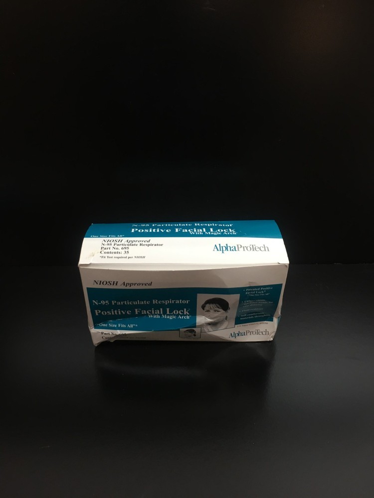 AlphaProTech 695 Disposable Respirator N95 FlatFold