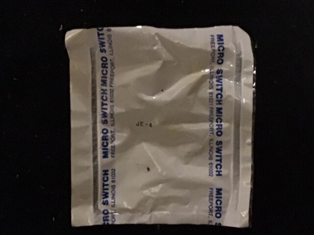 HONEYWELL JE-4 MICROSWITCH