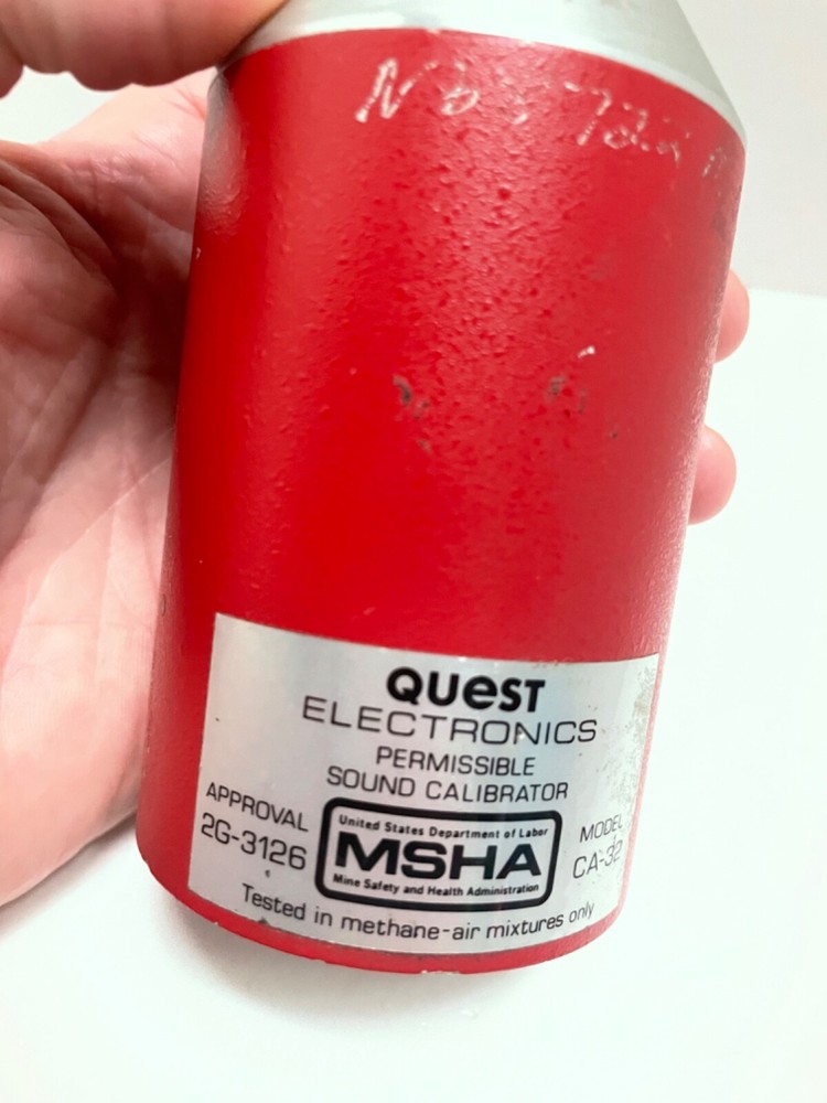 1 QUEST ELECTRONICS CA-32 PERMISSIBLE SOUND CALIBRATOR