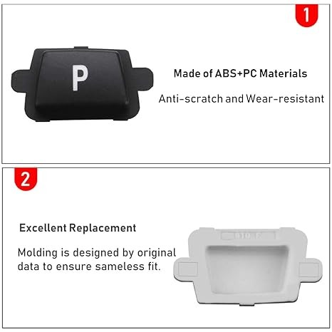Compatible with Gear Shift P Button, Gear Shift Knob Lever Parking Button Cover