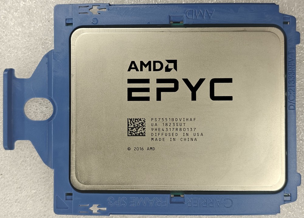AMD epyc 7551 CPU processor 32 core 2GHz socket SP3 non-locking version l3 64MB