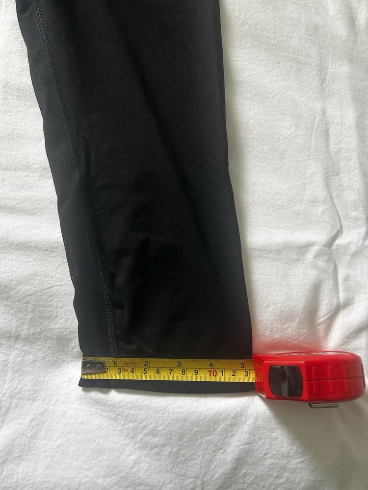 90 Degree By Reflex Leggings Size Large Black Front Inside Pocket Pull On