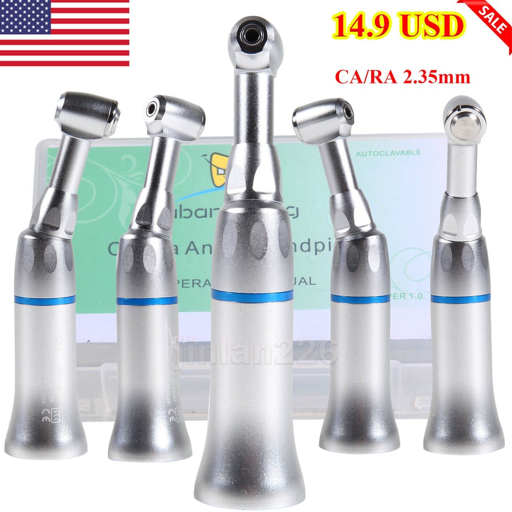 NSK Style Dental Slow Low Speed Contra Angle Handpiece Push Button Attach E-Type