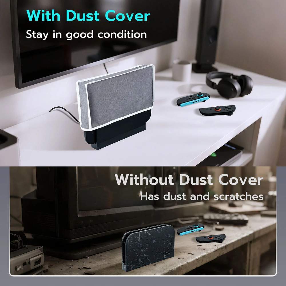 Grey Protective Dust Cover for Nintendo Switch 2