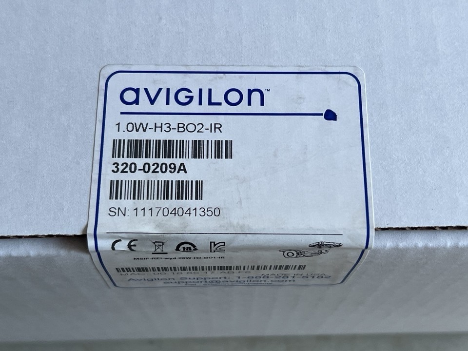 AVIGILON 1.0W-H3-BO2-IR Surface Mount Camera Open Box