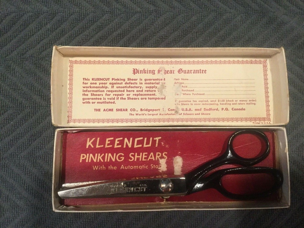 Vintage Kleencut Pinking Shears