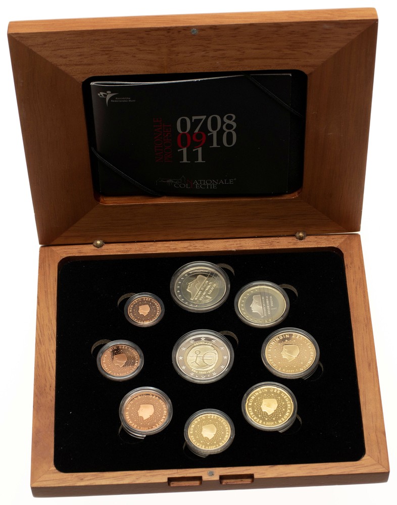 Netherlands - Proof Set 2009 - Wood Case + COA