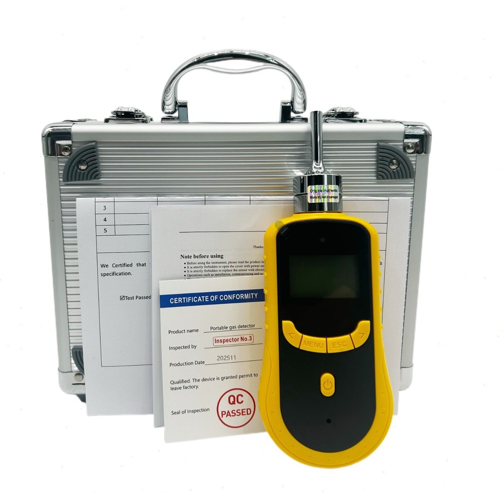 Digital Hydrogen Gas Detector Built-in Pump with 0-2000ppm Linear Error ≤ ±1%